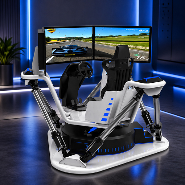 Small Business Virtual Reality Racing Car Gaming Simulator New Ideas for Amusement Park Rides VR Games Educational Product Three